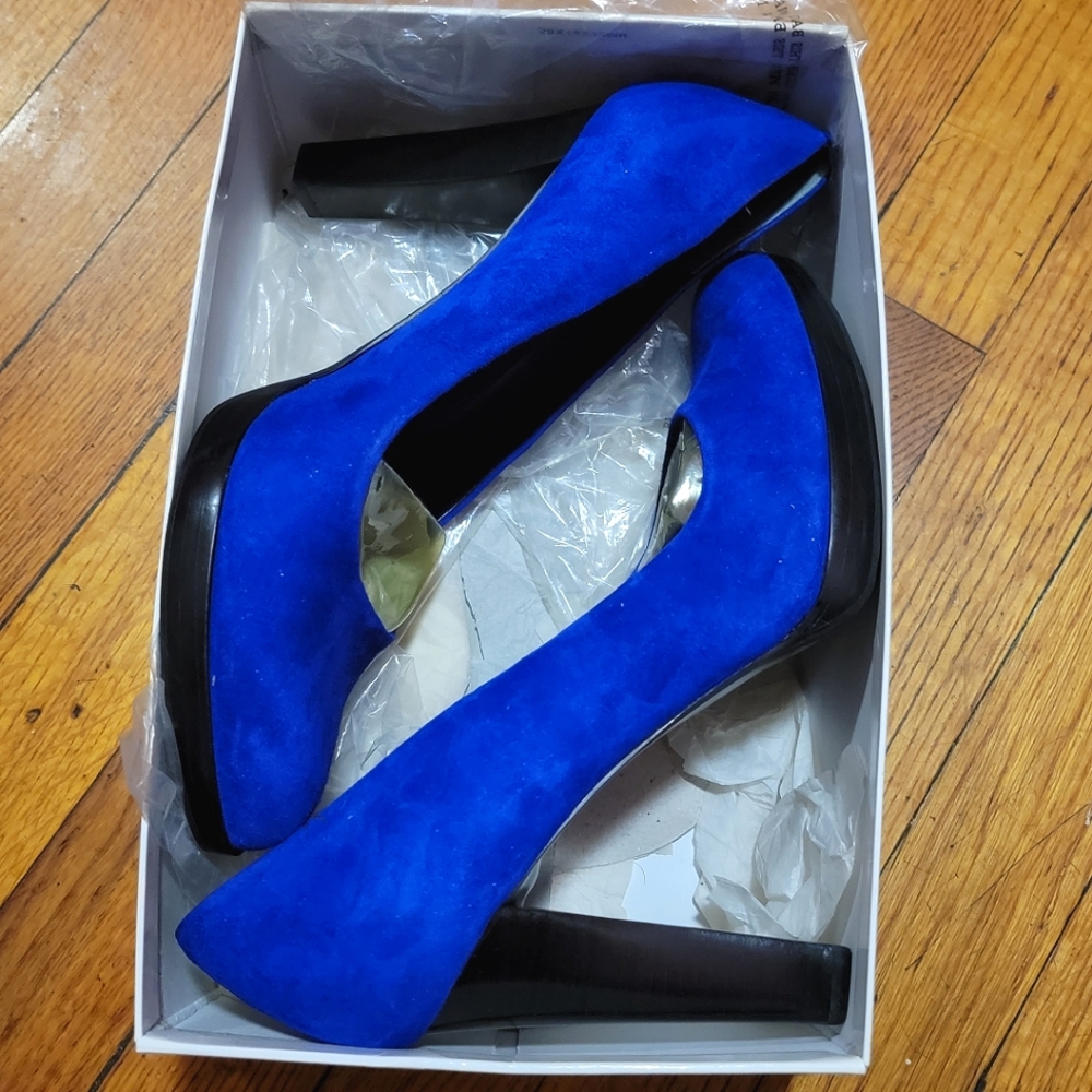 Nine West | Dark Blue | Suede Shoes